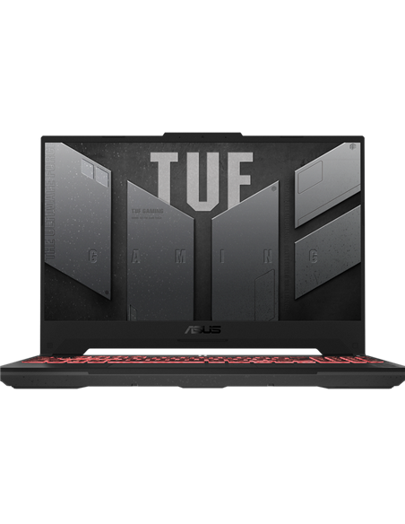 Laptop Gaming 15,6" ASUS TUF Gaming A15 FA507UI, Mecha Gray, AMD Ryzen 7 8845HS, 16GB/1024GB, Fără SO