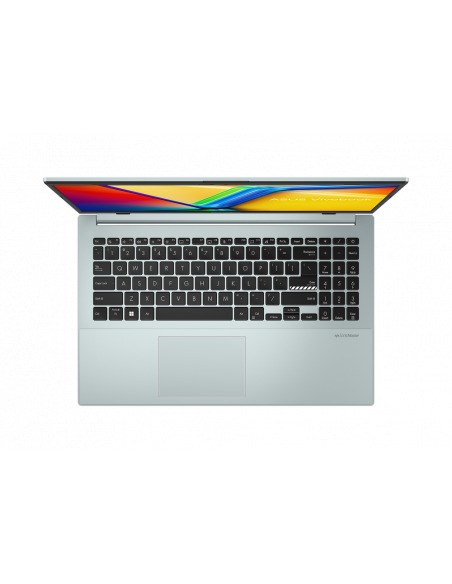 Laptop 15,6" ASUS Vivobook Go 15 E1504FA, Green Grey, AMD Ryzen 5 7520U, 8GB/512GB, Fără SO