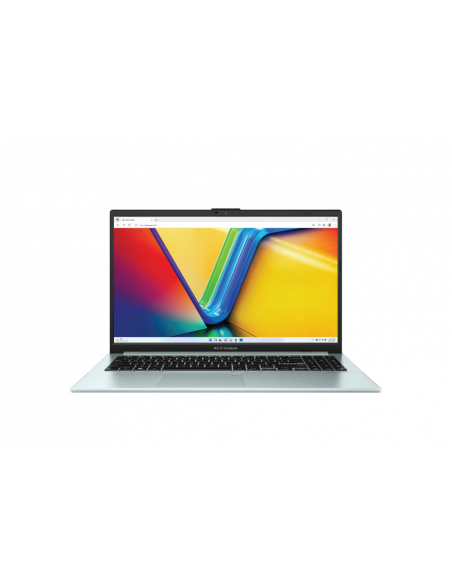 Laptop 15,6" ASUS Vivobook Go 15 E1504FA, Green Grey, AMD Ryzen 5 7520U, 8GB/512GB, Fără SO