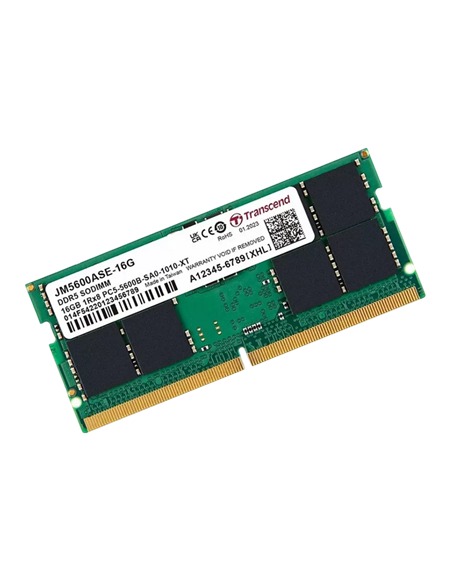 Memorie RAM Transcend JetRam, DDR5 SDRAM, 5600 MHz, 16GB, JM5600ASE-16G Memorie RAM Transcend JetRam, DDR5 SDRAM, 5600 MHz, 16GB, JM5600ASE-16G