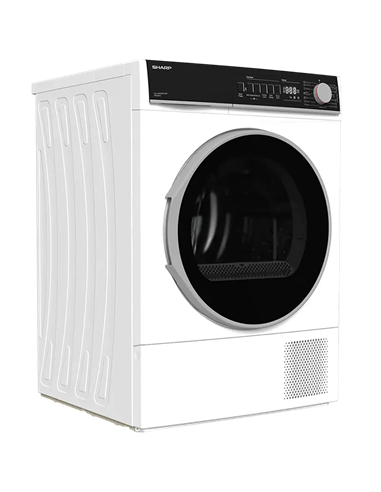 Сушильная машина Sharp KDNHH9S8GW3EE, 9, Белый