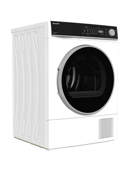 Сушильная машина Sharp KDNHH9S8GW3EE, 9, Белый