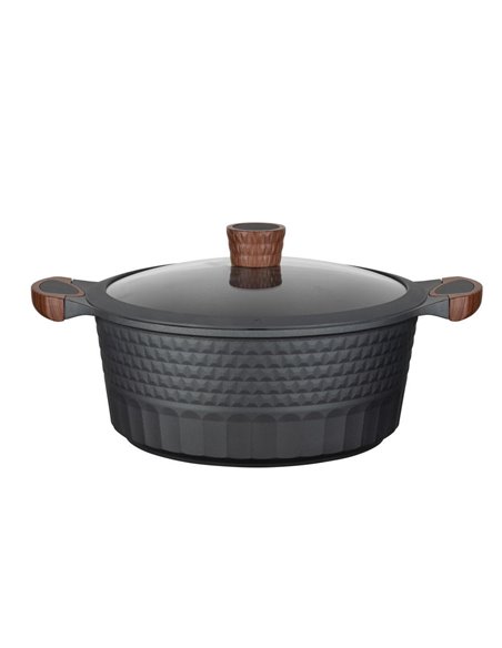 Cratiță RESTO 93505, 6.6L, 28cm, Negru