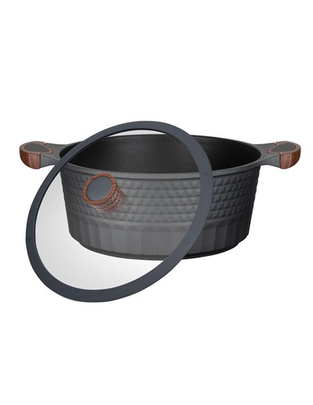 Cratiță RESTO 93505, 6.6L, 28cm, Negru