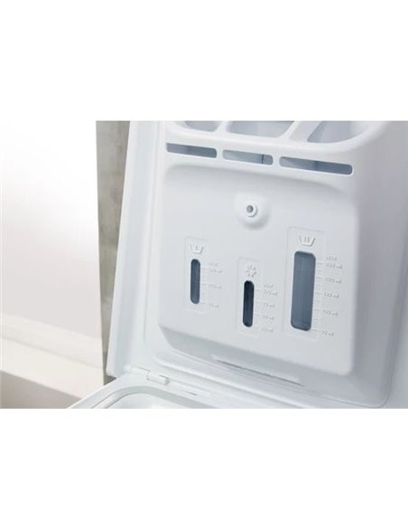 Mașină de spălat Indesit BTW A61053, 6kg, Alb
