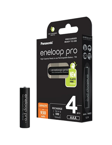 Acumulatori Panasonic BK-3HCDE/4CP, AA, 2500mAh, 4buc.