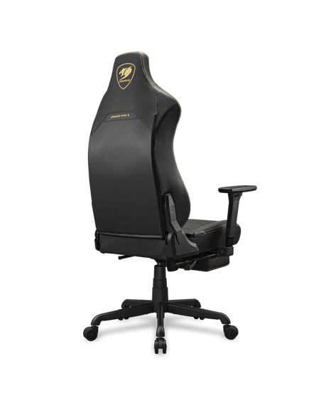 Игровое кресло Cougar Armor EVO S, Искусственная кожа, Черный | Золотистый
