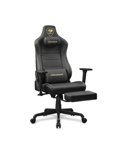 Игровое кресло Cougar Armor EVO S, Искусственная кожа, Черный | Золотистый