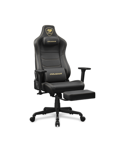 Игровое кресло Cougar Armor EVO S, Искусственная кожа, Черный | Золотистый