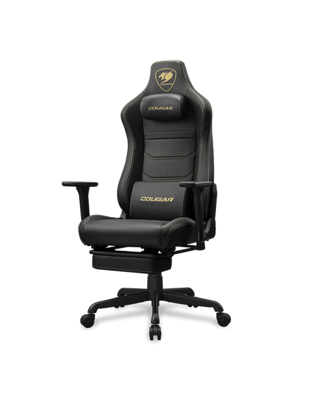 Игровое кресло Cougar Armor EVO S, Искусственная кожа, Черный | Золотистый