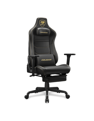Игровое кресло Cougar Armor EVO S, Искусственная кожа, Черный | Золотистый