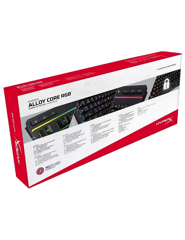 Tastatură HyperX Alloy Core RGB, Cu fir, Negru