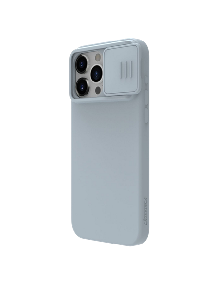 Чехол Nillkin iPhone 15 Pro, CamShield Silky Silicone, Star Gray