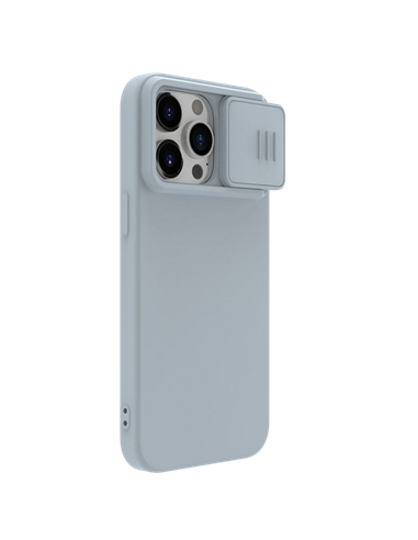 Чехол Nillkin iPhone 15 Pro, CamShield Silky Silicone, Star Gray