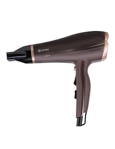 Фен VITEK VT-8211, 2400 Вт, Коричневый