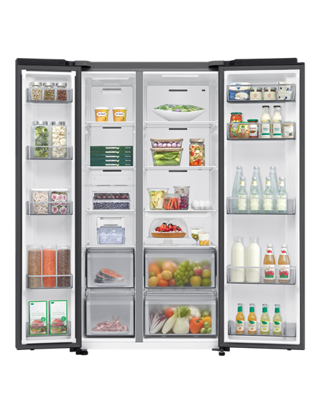 Холодильник Samsung RS70F65QEFEO, Чёрный