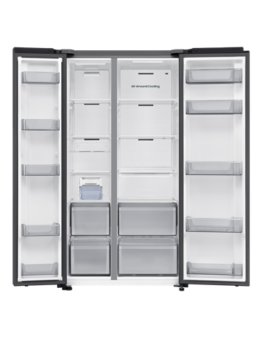 Холодильник Samsung RS70F65QEFEO, Чёрный