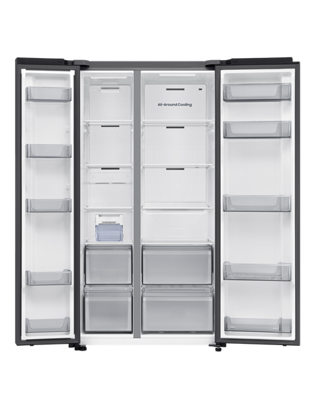 Холодильник Samsung RS70F65QEFEO, Чёрный