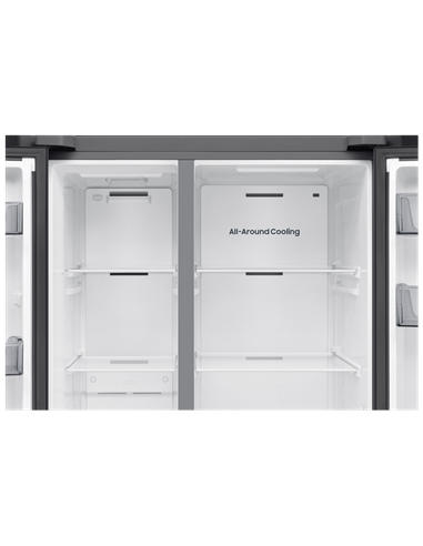 Холодильник Samsung RS70F65QEFEO, Чёрный