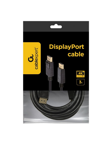 Видео кабель Cablexpert CC-DP2-10, DisplayPort (M) - DisplayPort (M), 3м, Чёрный