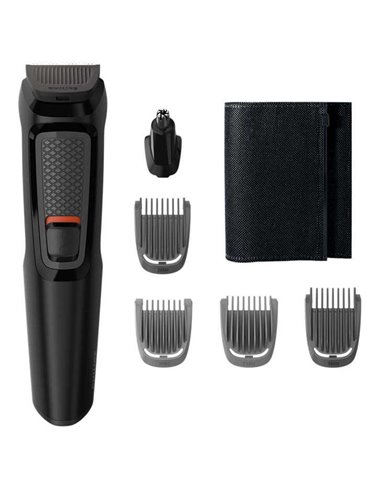 Trimmer pentru bărbați Philips Multigroom Series 3000 MG3710/15, Negru