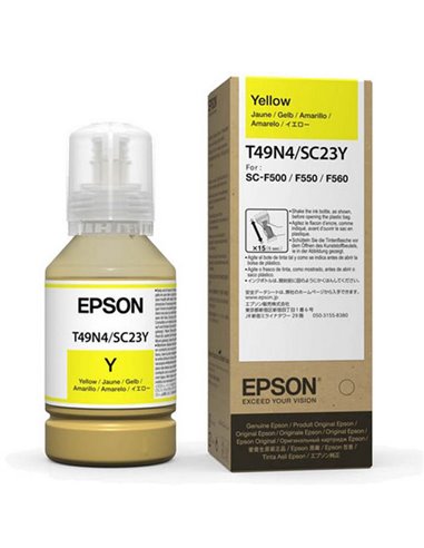 Контейнер с чернилами Epson T49N, 140мл, Желтый