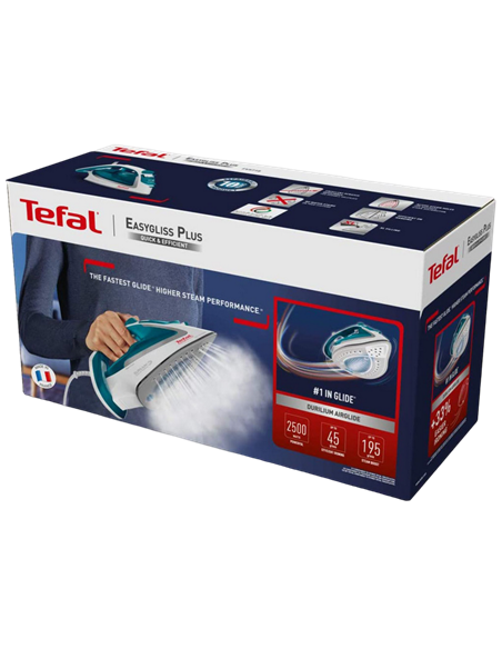 Утюг Tefal FV5718E0, 2500Вт, Бирюзовый