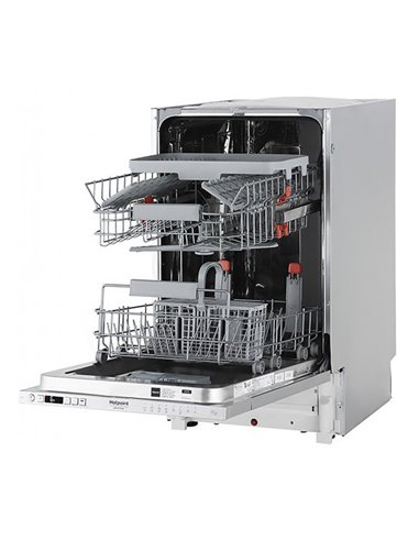 Mașină de spălat vase Hotpoint-Ariston HSIC 3T127 C, Alb