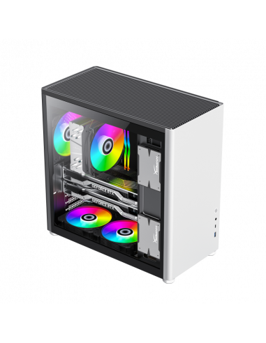 Carcasă PC Gamemax Spark Pro WT, Mini-Tower,...