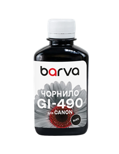 Контейнер с чернилами Barva G490 (Canon G-Series), 180мл, Черный