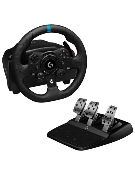 Игровой руль Logitech G923, Чёрный