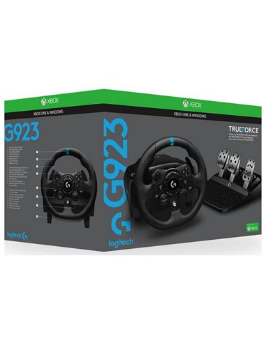 Игровой руль Logitech G923, Чёрный