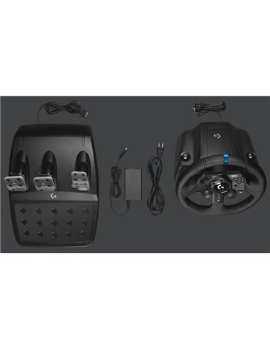 Игровой руль Logitech G923, Чёрный