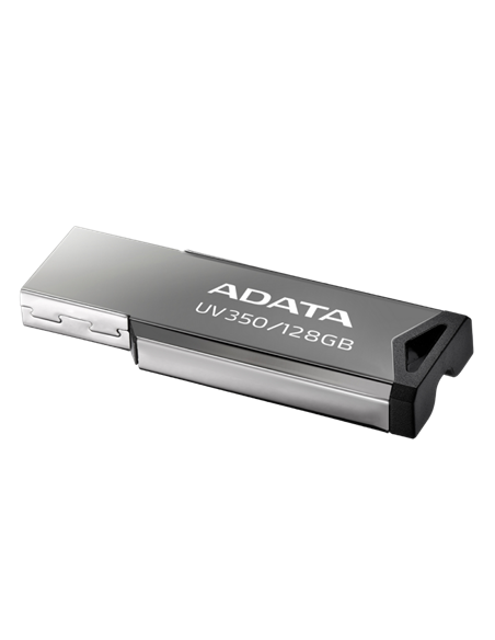 USB Flash накопитель ADATA UV350, 128Гб, Серебристый