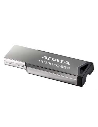 USB Flash накопитель ADATA UV350, 128Гб, Серебристый