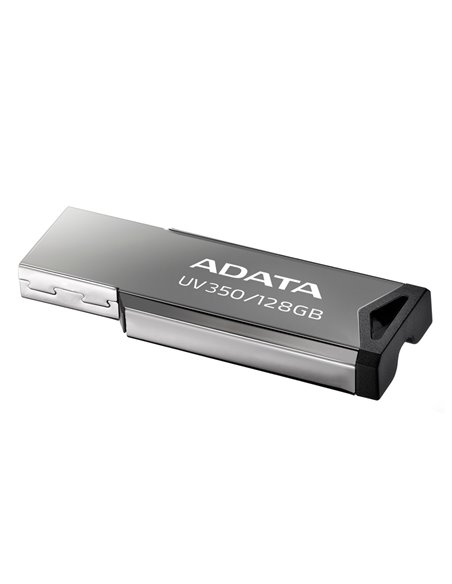 USB Flash накопитель ADATA UV350, 128Гб, Серебристый