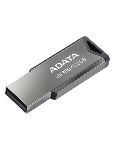 USB Flash накопитель ADATA UV350, 128Гб, Серебристый