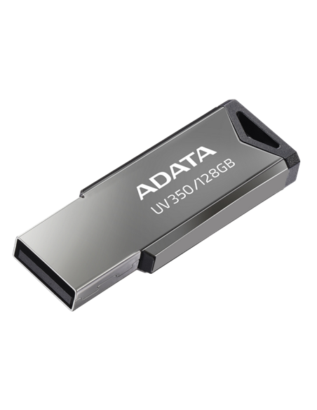 USB Flash накопитель ADATA UV350, 128Гб, Серебристый