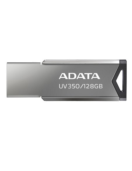 USB Flash накопитель ADATA UV350, 128Гб, Серебристый