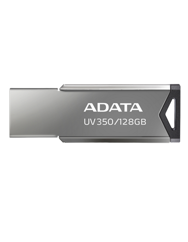 USB Flash накопитель ADATA UV350, 128Гб, Серебристый