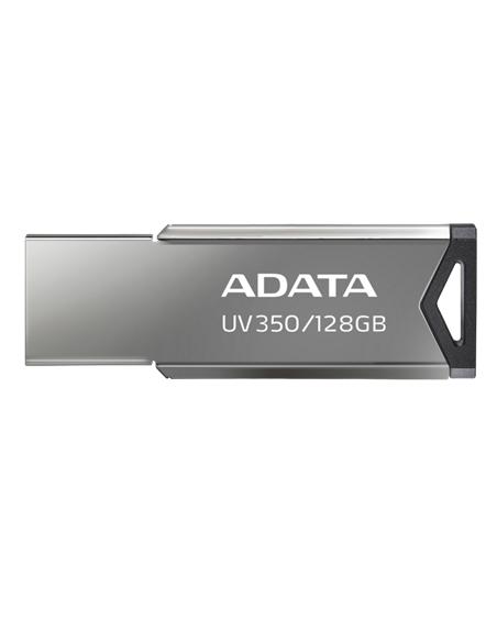 USB Flash накопитель ADATA UV350, 128Гб, Серебристый