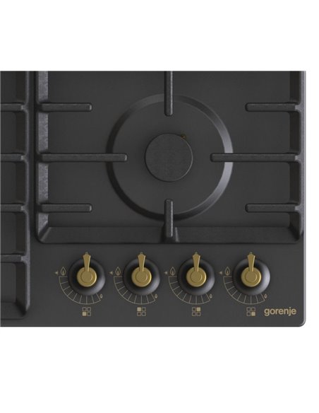 Газовая варочная панель Gorenje GW 642 CLB, Чёрный