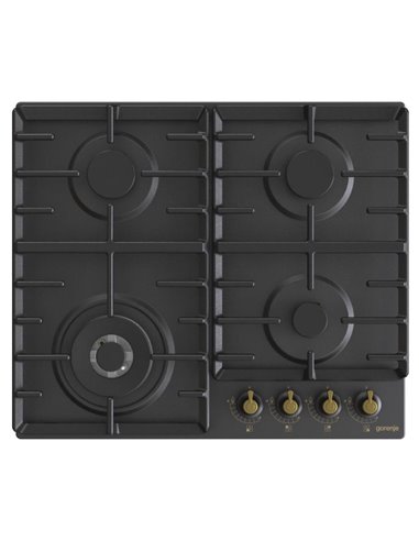 Газовая варочная панель Gorenje GW 642 CLB, Чёрный