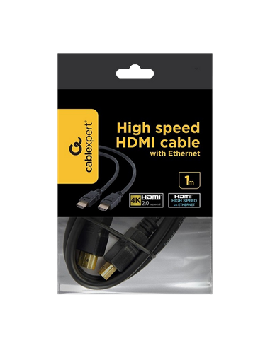 Cablu Video Cablexpert CC-HDMI4-1M, HDMI (M) - HDMI (M), 1m, Negru