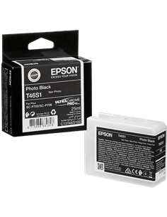 Картридж чернильный Epson T46S UltraChrome Pro 10, 25мл, Черный фото 2