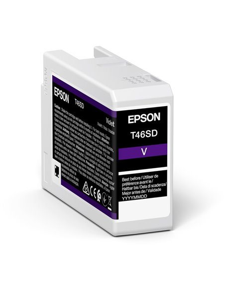 Картридж чернильный Epson T46S UltraChrome Pro 10, 25мл, Фиолетовый