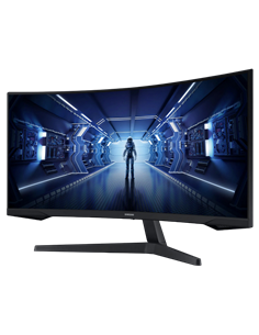 34" Игровой монитор Samsung C34G55TWWI, VA 3440x1440 WQHD, Чёрный 2