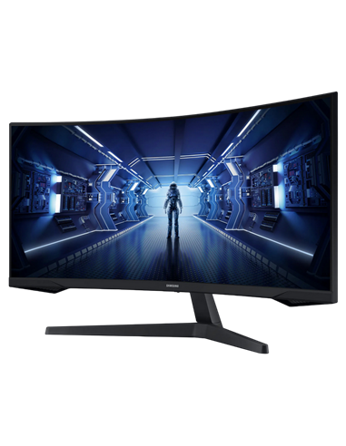 34" Игровой монитор Samsung C34G55TWWI, VA 3440x1440 WQHD, Чёрный