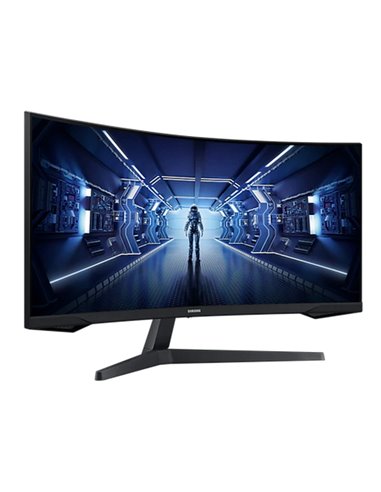 34" Игровой монитор Samsung C34G55TWWI, VA 3440x1440 WQHD, Чёрный
