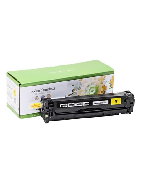 Картридж SCC Compatible HP CB542A/CE320A/CF212A, Желтый